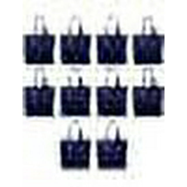 Reusable Cloth Grocery Shopping Tote Bags 10 Pack Foldable