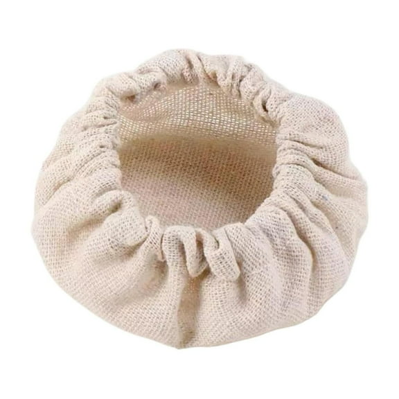 Reusable Cloth Lid for Sourdough Starter & Kombucha Brewing - Perfect Fit for 6-8 Inch Jars & Bread Basket Liners