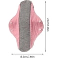 thumbnail image 1 of Reusable Cloth Menstrual Pad 1PC, Leakproof Washable Sanitary Pads with Snap Buttons, Breathable Absorbent Incontinence Liners for Women, Postpartum Bladder Leak Protection, Random Color, 1 of 7