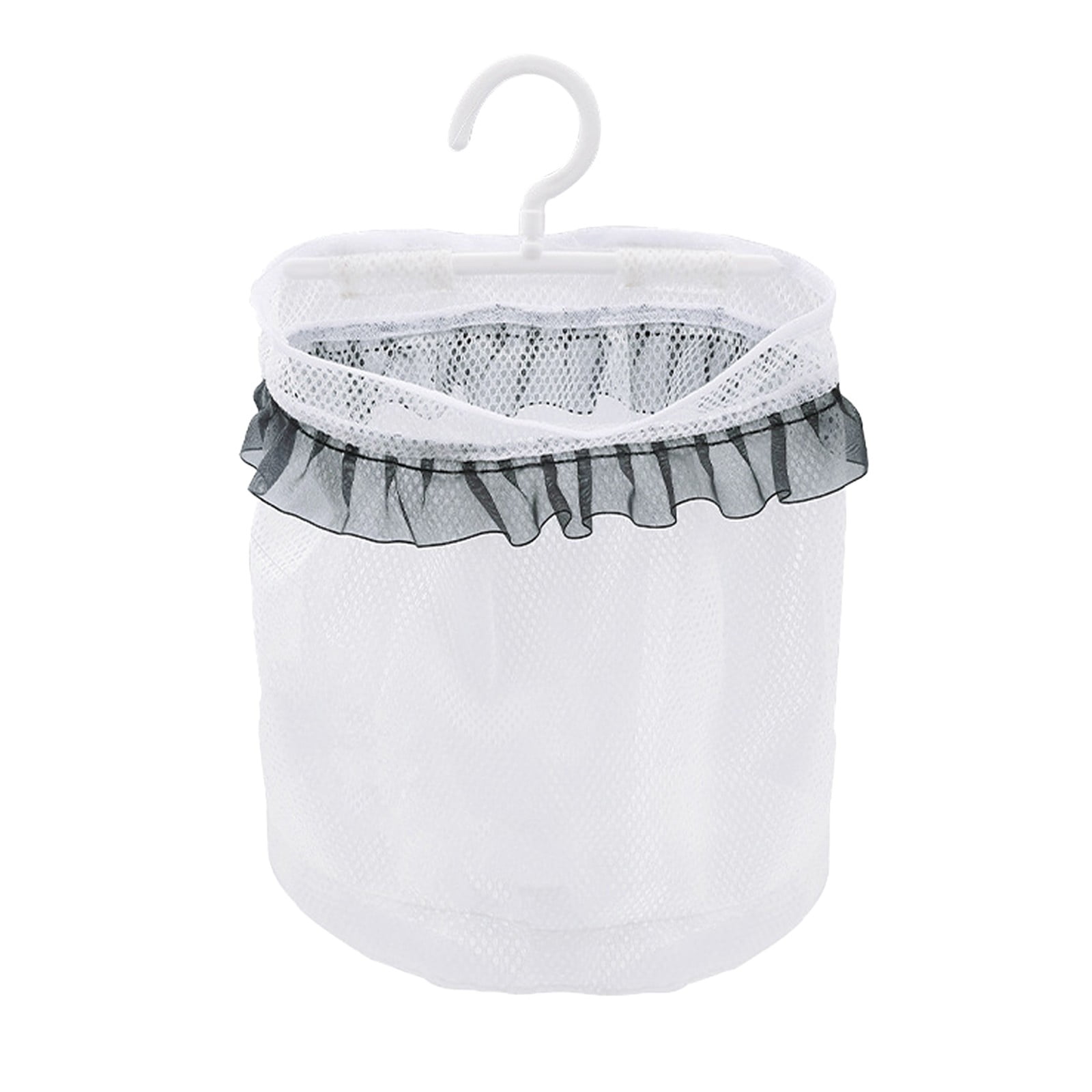 Reusable Clothespin Bag With Hanger Hanging Storage Mesh Bag For Over