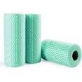 thumbnail image 1 of Reusable Cloths, Blue Disposable Kitchen Cleaning Rolls, Heavy Duty Cleaning Cloths,J Cloth, Blue, 50 Pcs/Roll, Total 3 Rolls, 1 of 6