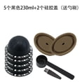 thumbnail image 1 of Reusable Coffee Capsules for Nespresso Vertuo – 5pcs Pods with Silicone Lids, Free Spoon & Brush, 1 of 5
