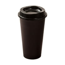 Reusable Coffee Cups with Lids, Travel Coffee Mug with Lids, Travel Cups for Hot or Cold Drinks, Portable Plastic Tea Mug, Color Changing Cups Reusable Plastic Tumblers with Lids