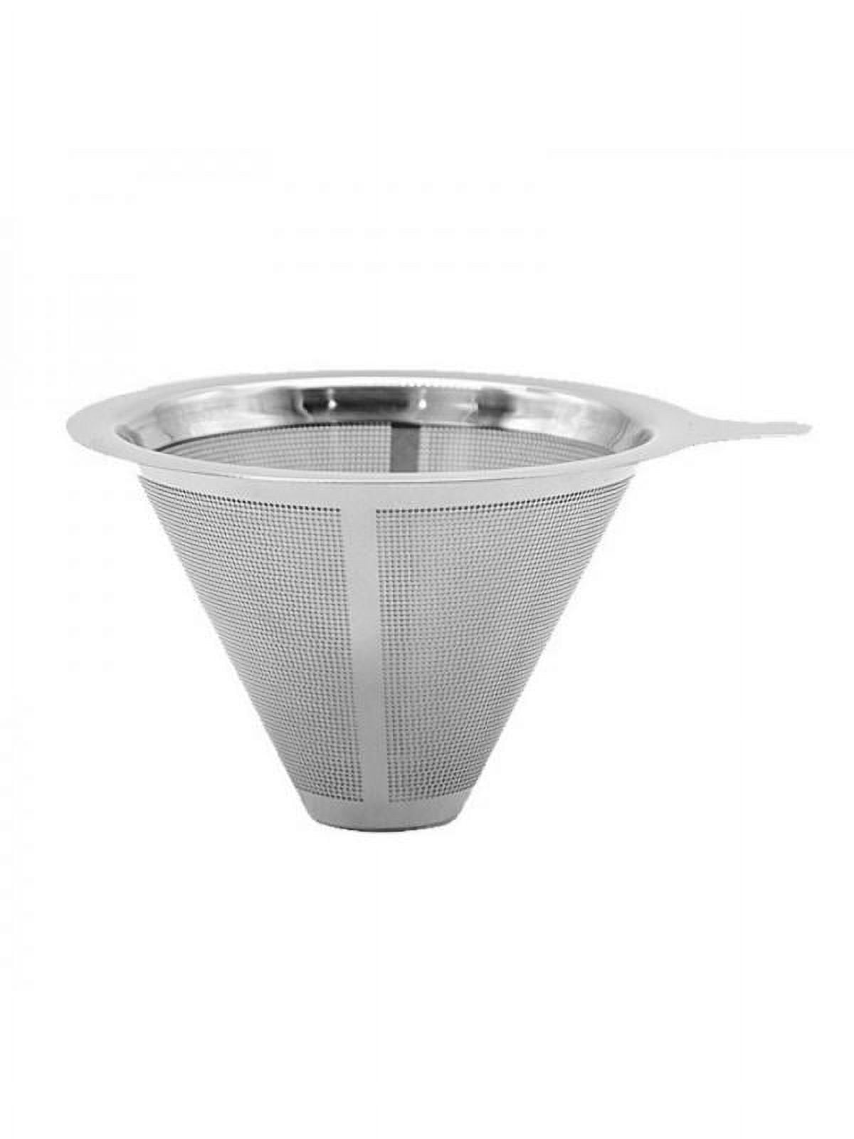 Reusable Coffee Filter Stainless Steel Holder Metal Mesh Funnel Baskets