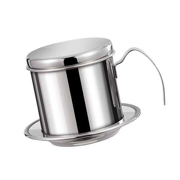Reusable Coffee Filter with Fine 304 Steel Mesh Rustproof Dripper for Home Hiking