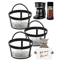 Reusable Coffee Filters, 3 Packs for 5 Cup Coffee Filter Nylon Material Dishwasher Safe Coffee Basket