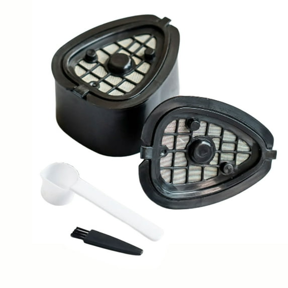 Reusable Coffee Pod For 9662.62 Coffee Maker Machine Refillable Filter Pod With Powder Holder Spoon Brush