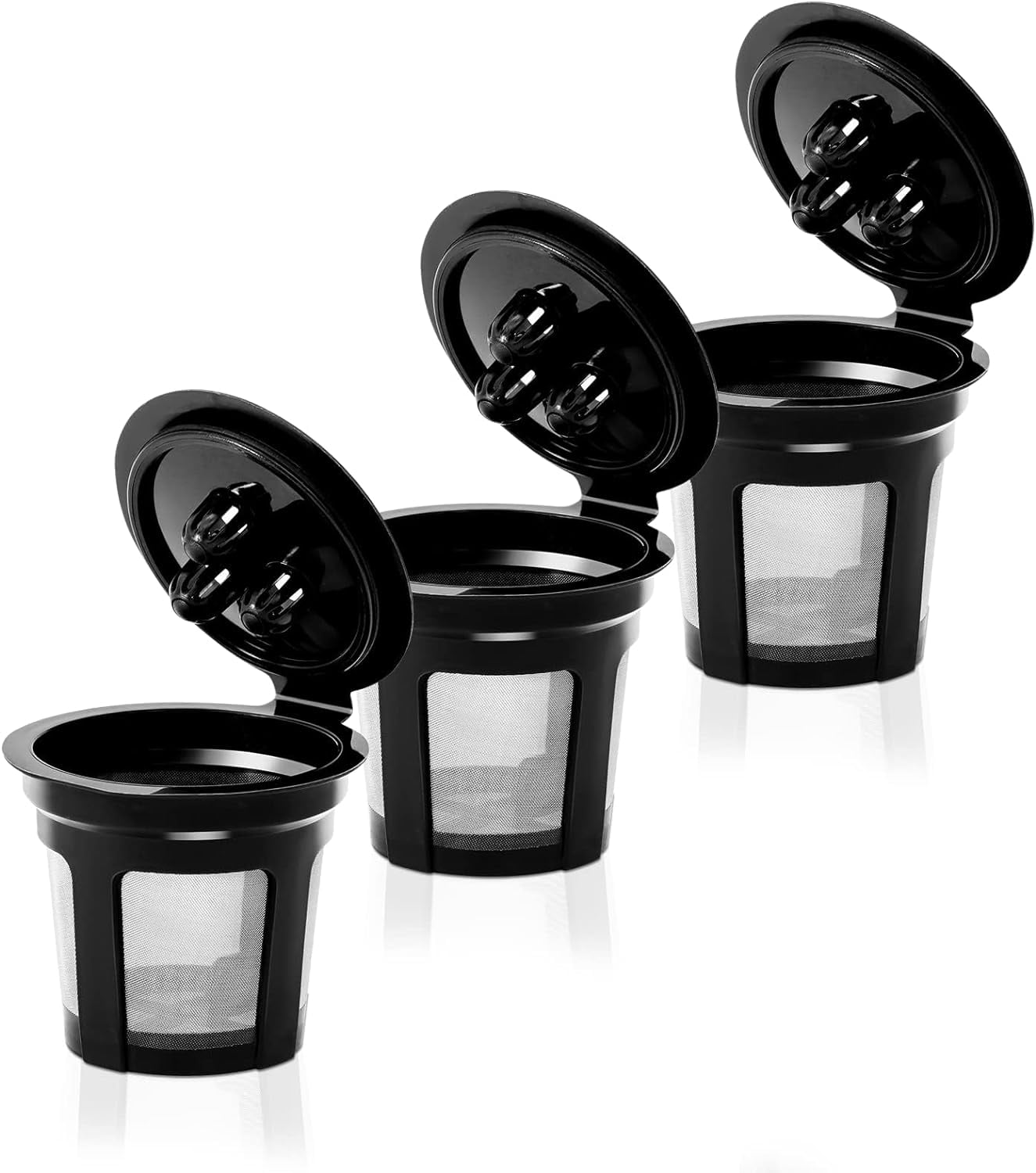 Reusable Coffee Pods for Ninja Dual Brew Coffee Maker, 3 Pack Reusable