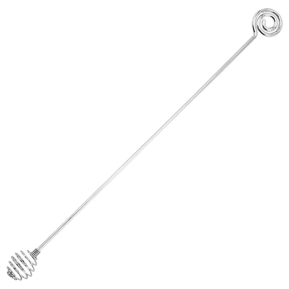 Reusable Coffee Stirrers Stainless Steel Mixing Sticks 9.4" Long Swizzle Sticks Bartender Stirrers Decorative Design for Drinks Cocktail Bar Home Kitchen Beverage Tool, A Stirring Stick