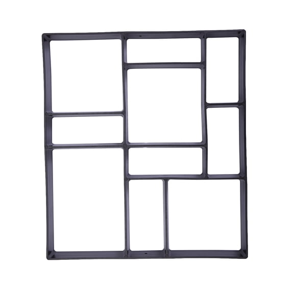 Reusable Concrete Molds - Square Patio Maker Mold, 18x16 Inch PP Plastic Paving Mold for Walkways, Driveways, Garden Paths, DIY Landscaping, Easy to Use