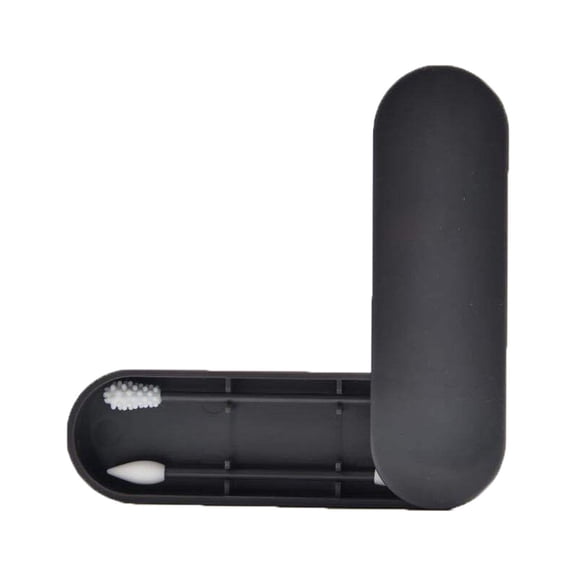 Reusable Cotton Buds Double Head Silicone Cotton Swabs, Eco-Friendly Soft Silicone Ear Cleaner, Easy Clean Waterproof Cotton Tips for Personal Hygiene, Travel Portable, 2.76 X, 2 Cotton Swabs, 1 Box