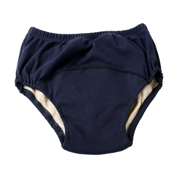 Reusable Cotton Incontinences Underwear For Elderly Leakproof Water Resistant Washable Adult Cloth Diaper Pant Briefs