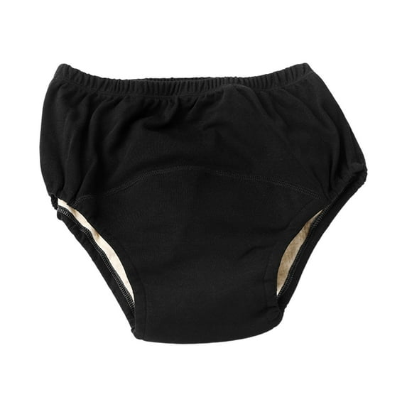Reusable Cotton Incontinences Underwear For Elderly Leakproof Water Resistant Washable Adult Cloth Diaper Pant Briefs