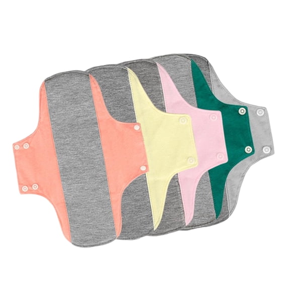 Reusable Cotton Pad Super-Absorbent, Washable Panty Liners for Heavy Flows Girls