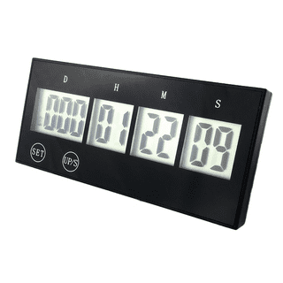 2inch 6Digits Wall Clock LED Countdown Timer for Time Escape School Speech