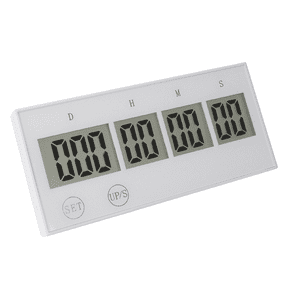 Reusable Countdown Clock for All of The Big Events in Your Life| up to 999 Day Countdown Timer - White