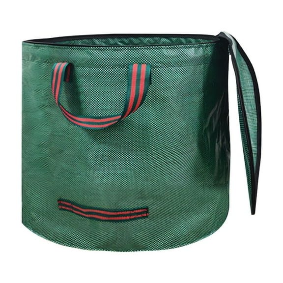 Reusable Covered Courtyard Garbage Bag Oversized Leaf Bag Heavy Duty Hand Garden Garbage Bag Used For Cleaning Outdoor Debris Leaves And Clippings