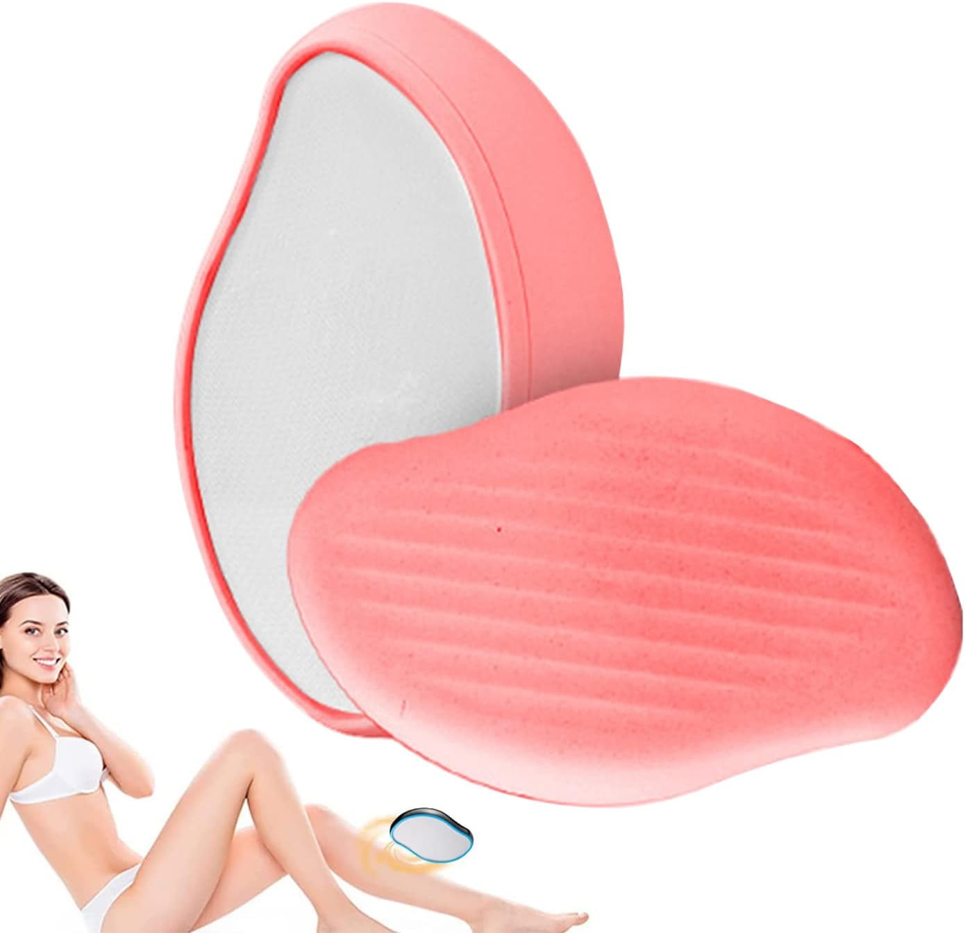 Reusable Crystal Hair Eraser, 2 Pack Hair Removal Epilator Device