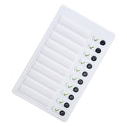 Reusable Daily Routine Chart Time Management Board Kids Study Schedule Daily Chore Chart 12x20cm Visual Schedule Board