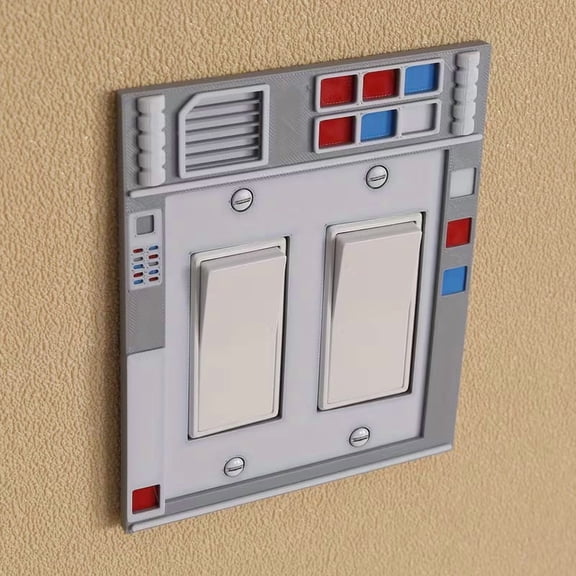 Reusable Decorative Switch Plate Cover for Kitchen Bathroom Wall Panel