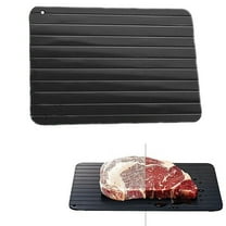 Reusable Defrosting Plate Meat Thawing Mat Defrosting Tray Kitchen for Food Meat Home for Defrost Food Quickly Natural Way for Meat Defrosting 1 Aluminum Thawing Tray Clearance!
