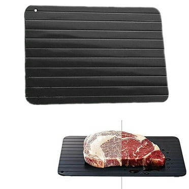 Reusable Defrosting Plate Meat Thawing Mat Defrosting Tray Kitchen for Food Meat Home for Defrost Food Quickly Natural Way for Meat Defrosting 1 Aluminum Thawing Tray Clearance!