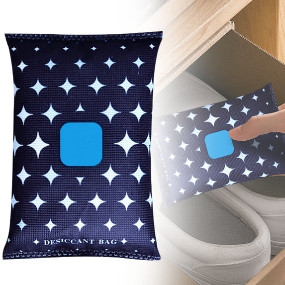 Reusable Dehumidifier Bags For Car Interior Wardrobe Closet Basement Rv Storage Portable Moisture Absorber Condensation Prevention(100G)
