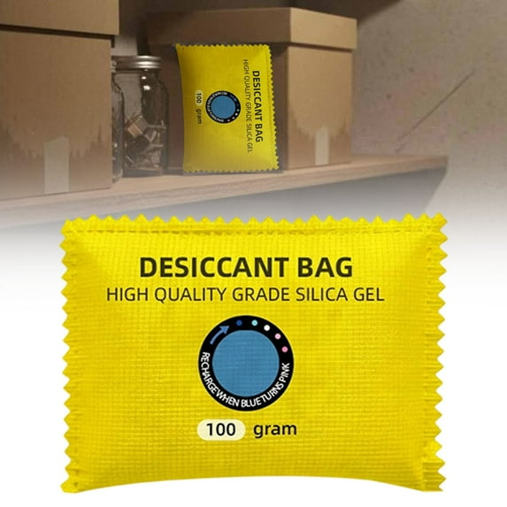 Reusable Dehumidifier Bags, Reusable Dehumidifier Bags Car For Interior Portable Condensation Prevention For Wardrobe Closet Basement RV Storage (100g)