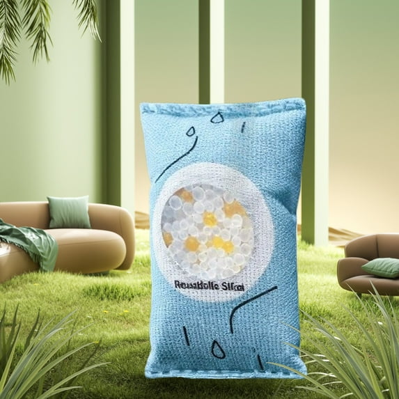 Reusable Dehumidifier Bags for Car Interior Portable, Condensation Prevention for Wardrobe Closet Basement RV Storage, Hanging