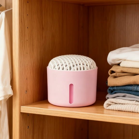 Reusable Dehumidifier Box, Portable Moisture Absorber with Calcium Chloride for Closet, Bathroom, Basement, Laundry Room