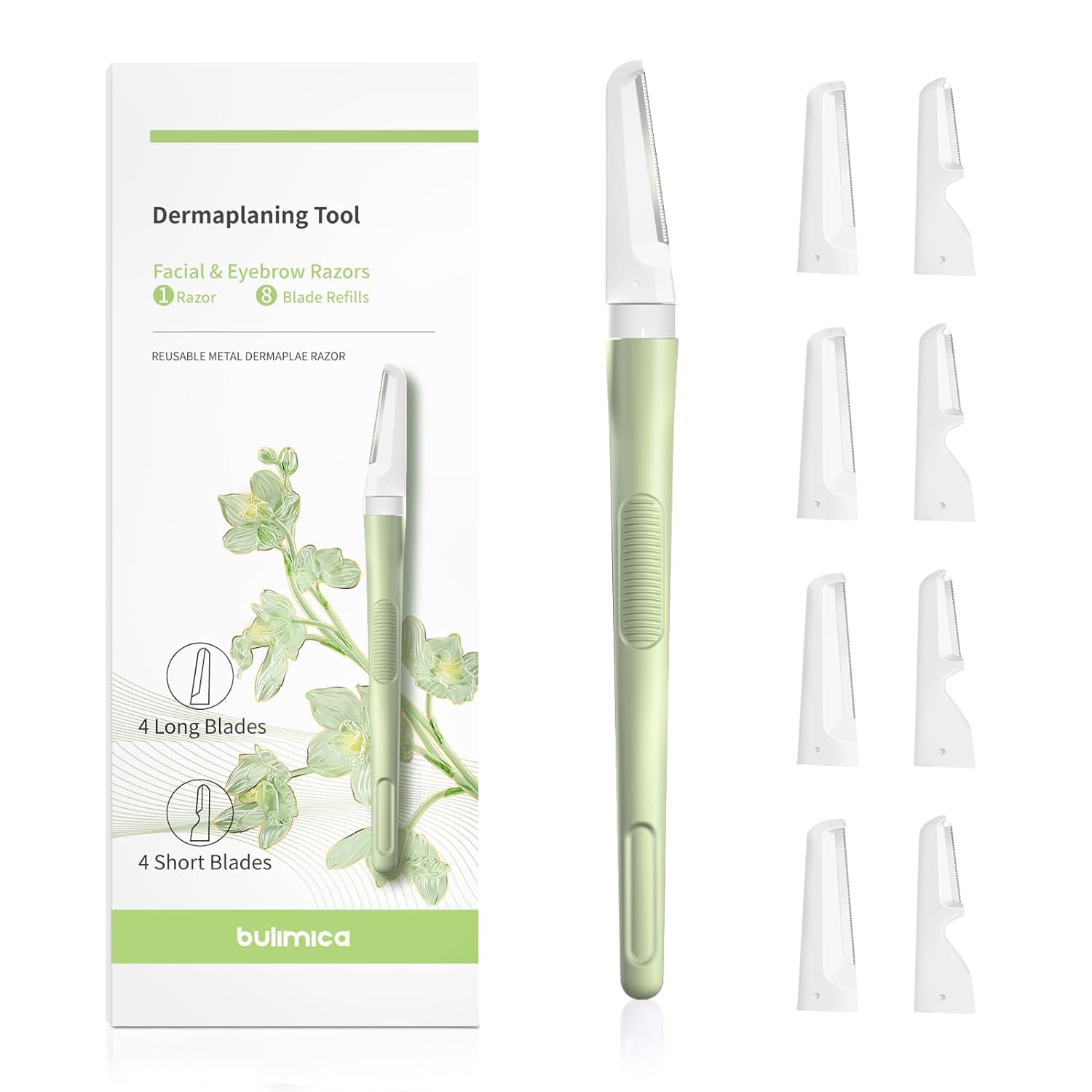 Reusable Dermaplaning Tool Dermaplane Razor for Women Face Peach Fuzz