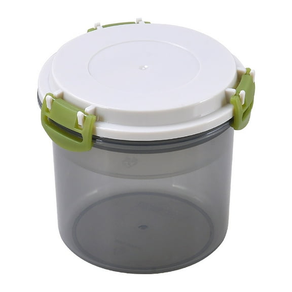 Reusable Dessert and Yogurt Cups with Locking Lids and Spoons, Airtight Plastic Parfait Container for Snacks, Oatmeal, and Cereal