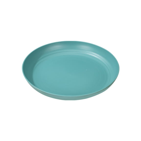 Reusable Dinner Plates Set of 1 Alternative for Plastic Plates Microwave and Dishwasher Safe Plates for Kitchen Unbreakable Serving Tray Plates,Decorative Tray for Coffee(Green)
