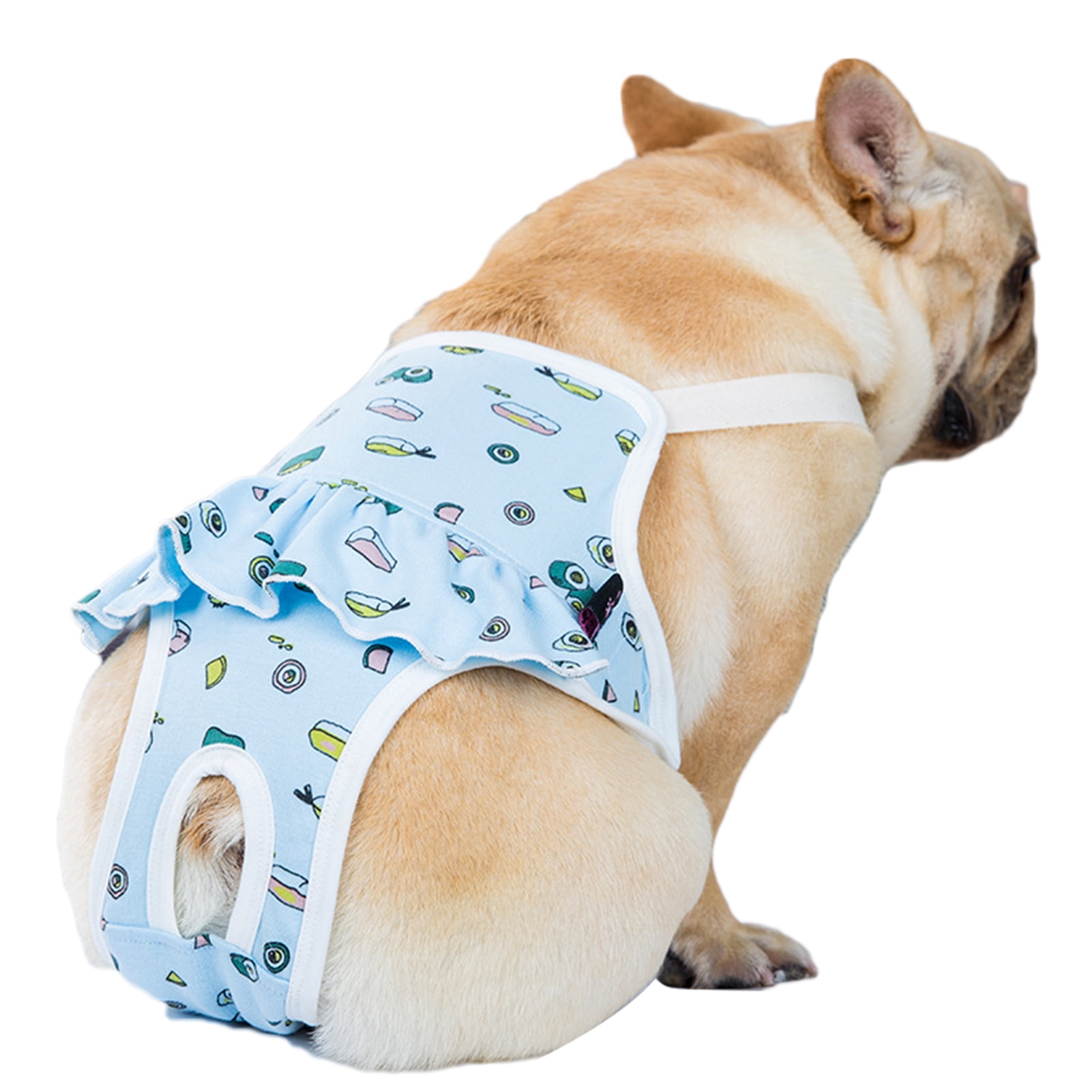 Reusable Dog Diaper with Adjustable Band Comfortable Puppy Menstrual Period Sanitary Pants for Female Dogs