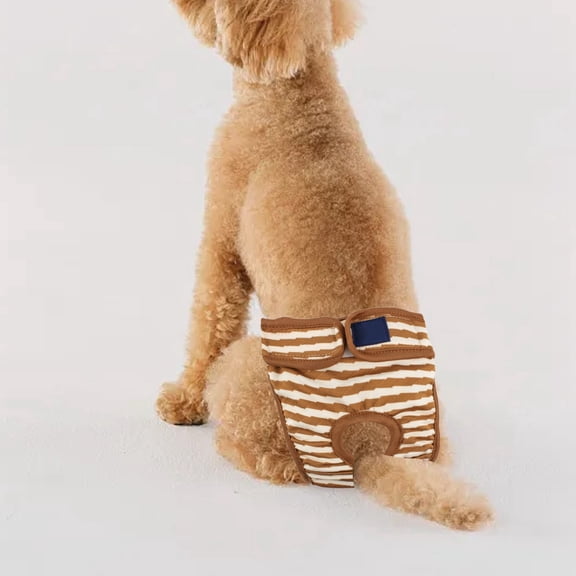 Reusable Dog Shorts Striped Multiple Sizes Comfortable Protective