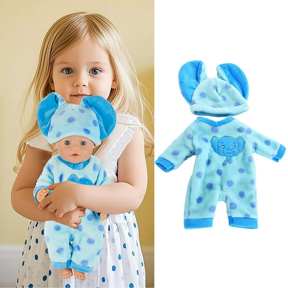 Reusable Doll Pajamas Set Cute Outfit For Dress Up With Soft Fabric And Secure Fit