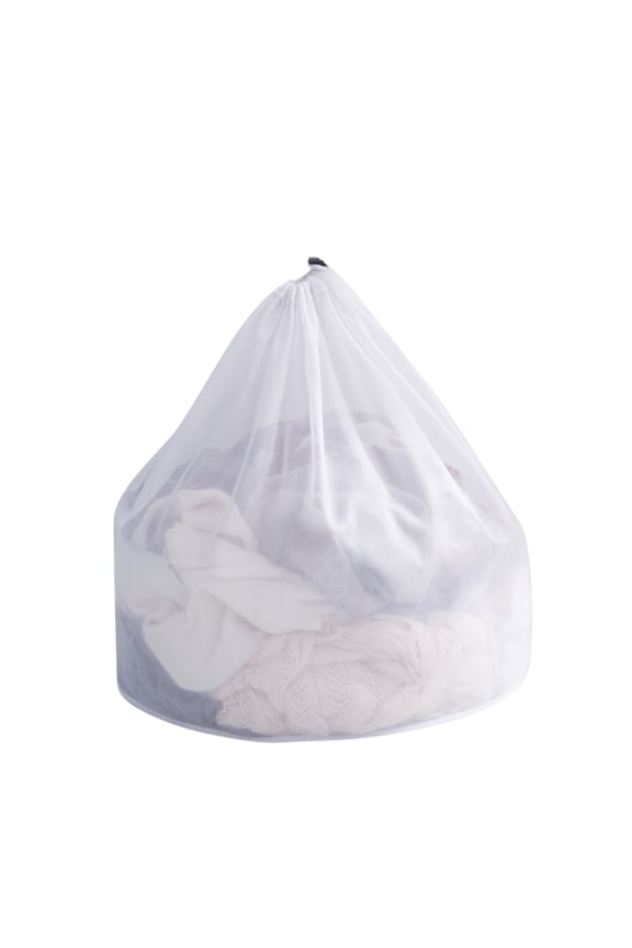 Reusable Drawstring Laundry Bag,Washing Net Bag Laundry Bag Mesh Strong Load Bearing with Drawstring Anti-Deform Tough Washing Net Bag Household Supplies Washing Net Bag Laundry Pouch,60*80cm
