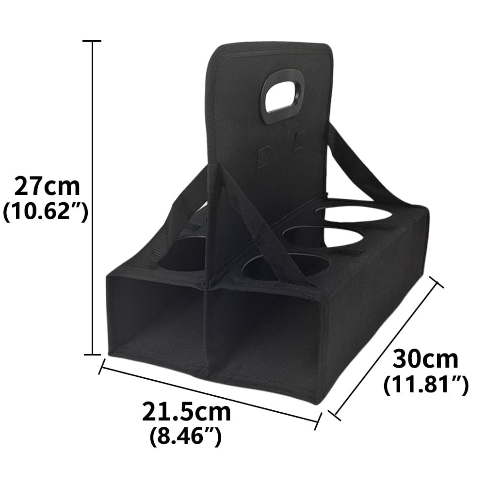 Reusable Drink Carrier Insulated Cup Holder Foldable Coffee Takeaway