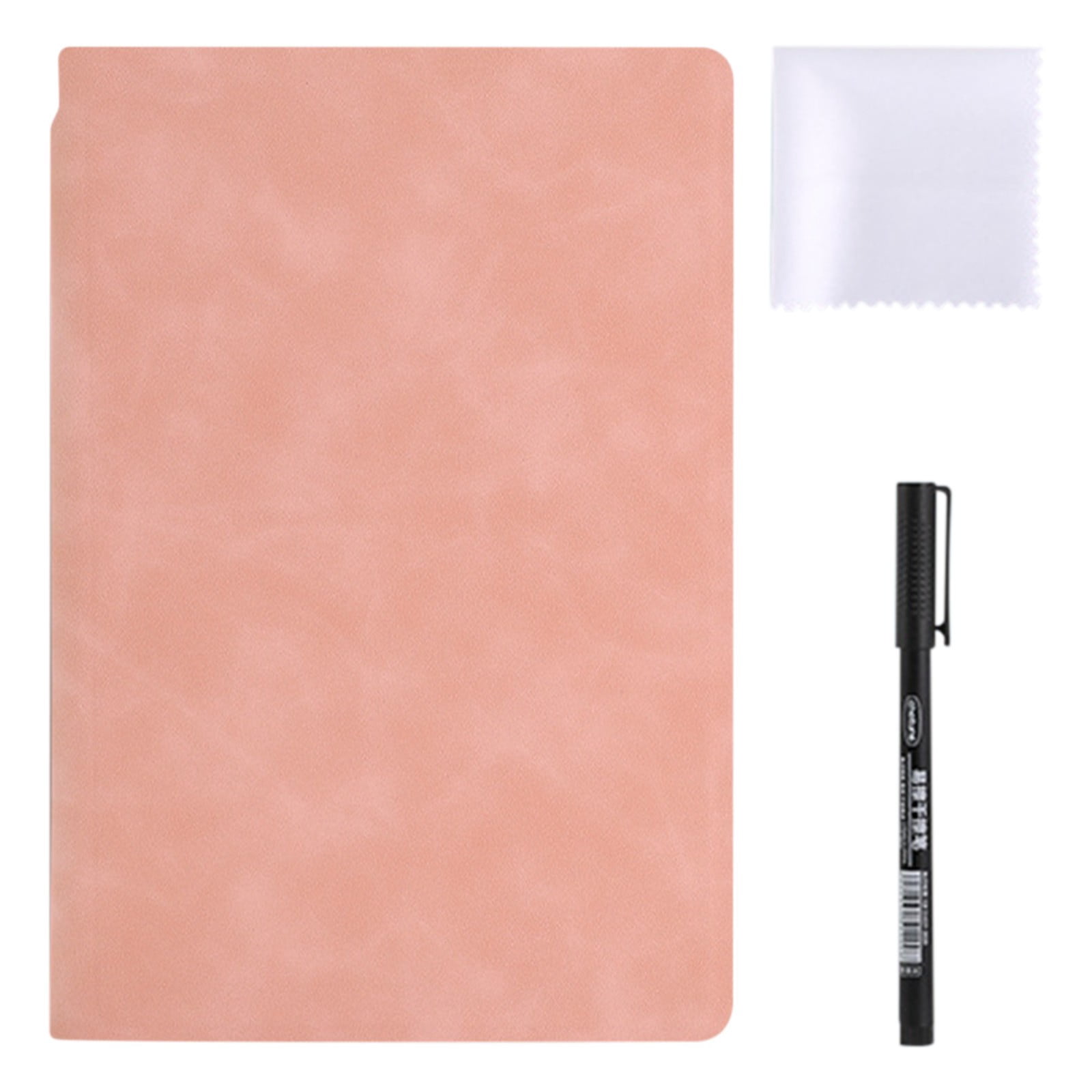 Wipeable Notebook Reusable Dry Erase Notebook Include a Wipeable Pen and Rag, 9.5x6.6 ...
