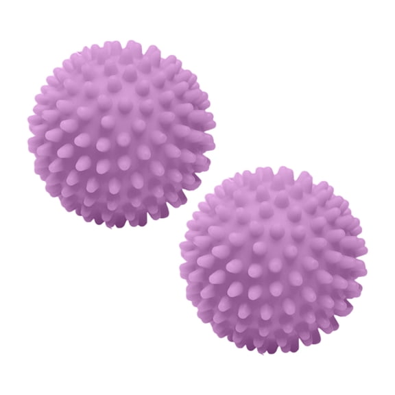 Reusable Dryer Balls Silicone Laundry Softener Alternative for Wrinkle Free Clothes Anti Washing Machine Accessories 2 Pack 3.9 x 2 Inches