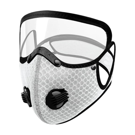 Reusable Dust Mask with Adjustable Eye Protection Goggles, Breathable Protective Face Cover for Woodworking, Lawn Mowing & Dust Exposure Work