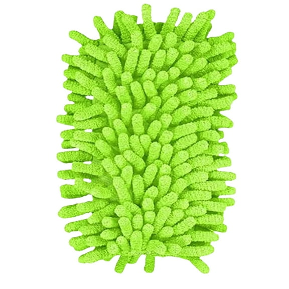 Reusable Duster Refill, Washable Non-Fading Replacement Head, Compatible with Hand Duster, Heavy Duty Cleaning Pad for Blinds, Ceiling Fans and Car Interiors 6.7x6.1 inch,Green