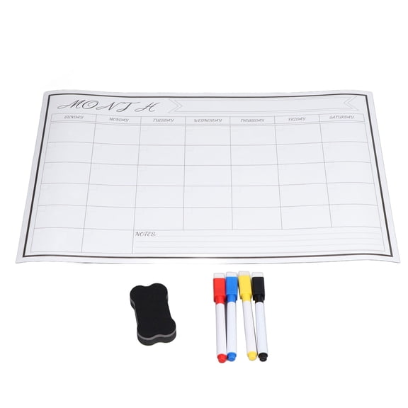 Reusable & Easy-Clean Grid Whiteboard Sticker, 42.5x30cm Magnetic Weekly Planner