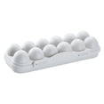 thumbnail image 1 of Reusable Egg Carton - 12 Grid Stackable Holder for Kitchen Restaurant & Camping Storage, 1 of 4