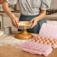 thumbnail image 1 of Storage Containers Storage Solution for Eggs 18-Grid Reusable Carton with Lid Ideal for Kitchen Fridge Restaurant and Camping Storage, 1 of 3