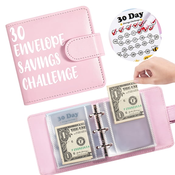 Reusable Envelopes For Money Saving Challenge 30 Day Envelope Challenge Savings Bags
