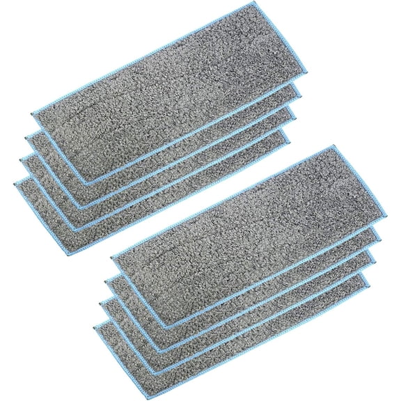 Reusable & Environmentally Friendly Wet Mopping Pads, Firmly Sewn Wicking Fibers for Deep & Thorough Clean on All Floors, 8 Pack Braava Jet m6 Series Robot Mop Cleaning Pads