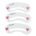 Reusable Eyebrow Stencil Shaper 3 Style Eyebrow Template 3 Minute