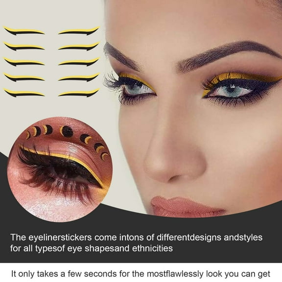Reusable Eyelid Makeup Stickers Instant Outline Lid Cosmetic Easy Application