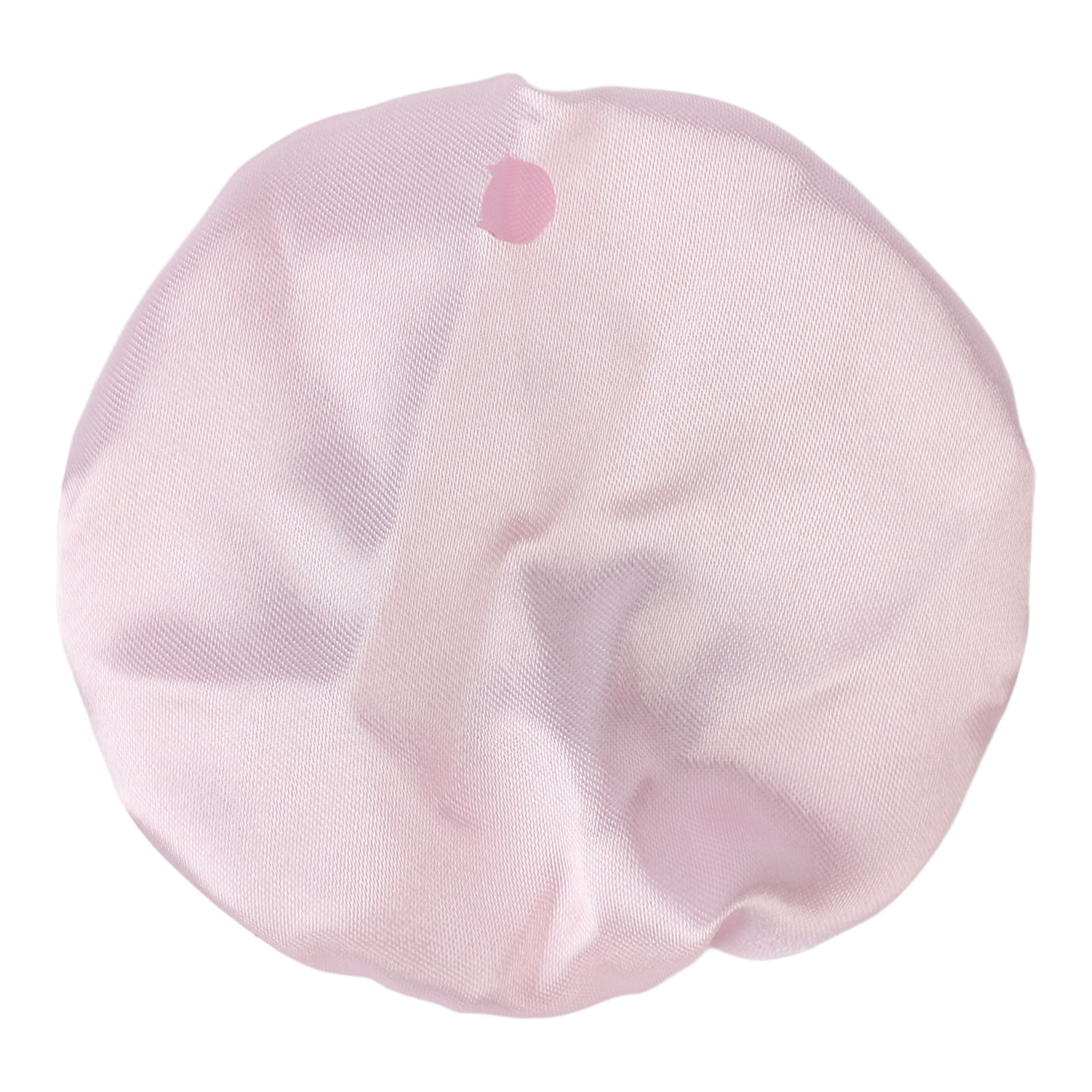 Reusable Fabric Drink Cover Satin Pink Cup Cover Protector with Straw